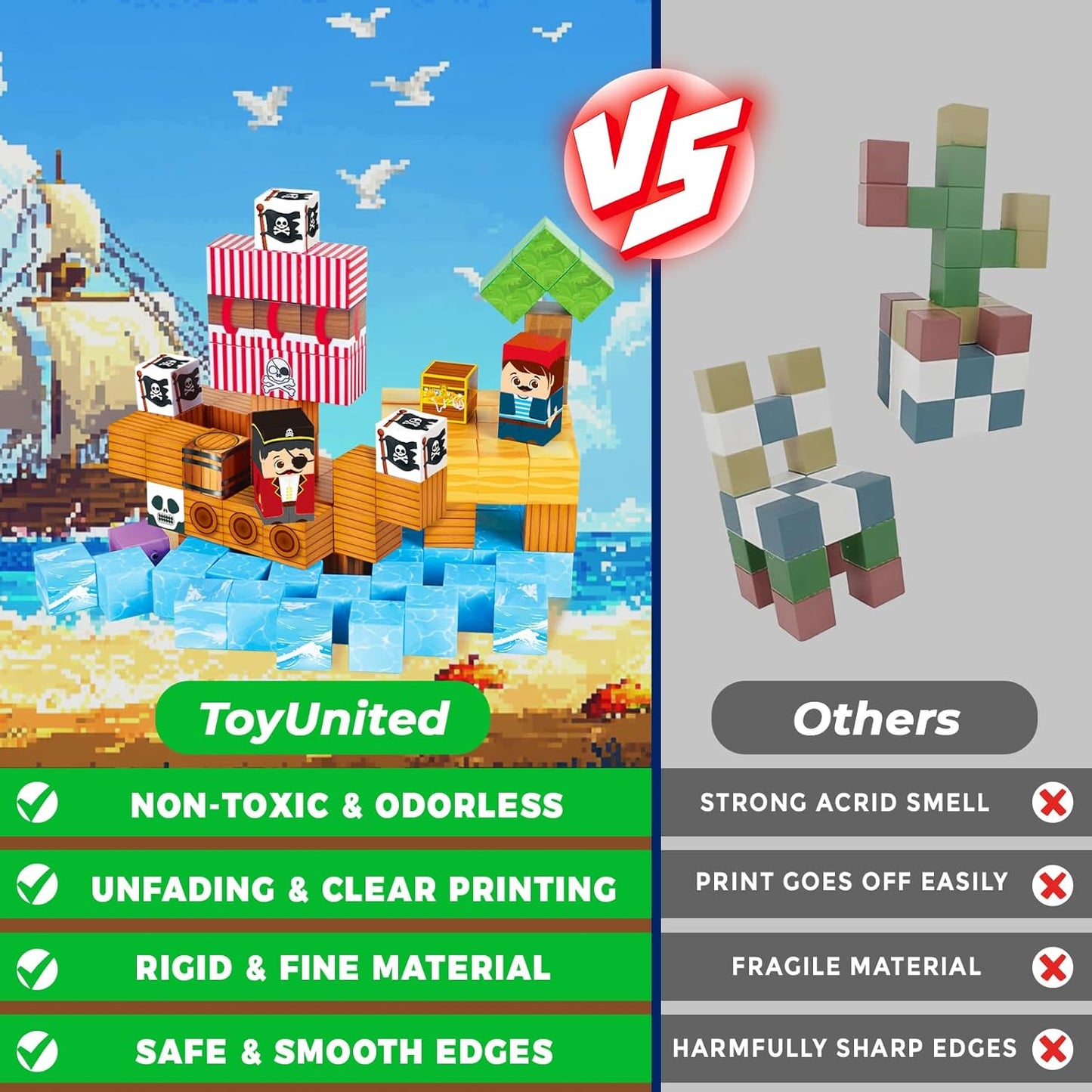 Crafties 100 Piezas - Mundo Pirata