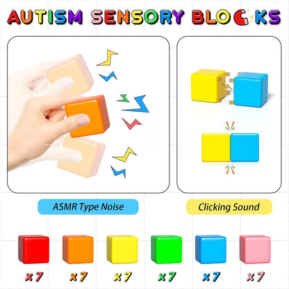 BLOQUES MAGNETICOS COLORIDOS MONTESSORI