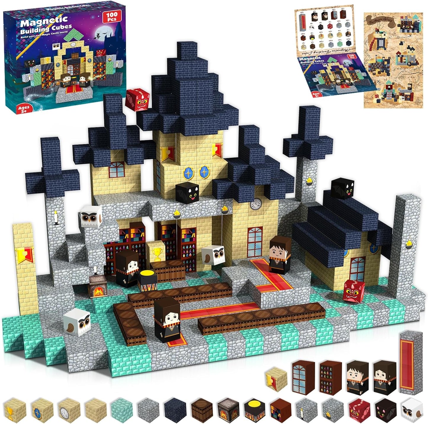 Crafties 100 Piezas - Mundo Mágico