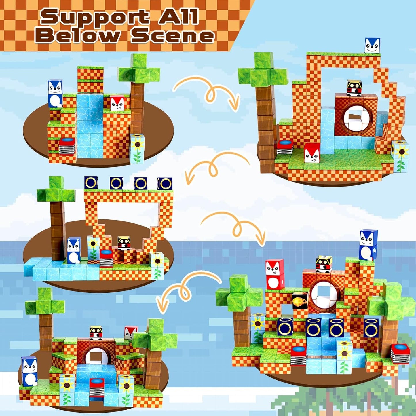 Crafties 100 Piezas - Mundo Sonico