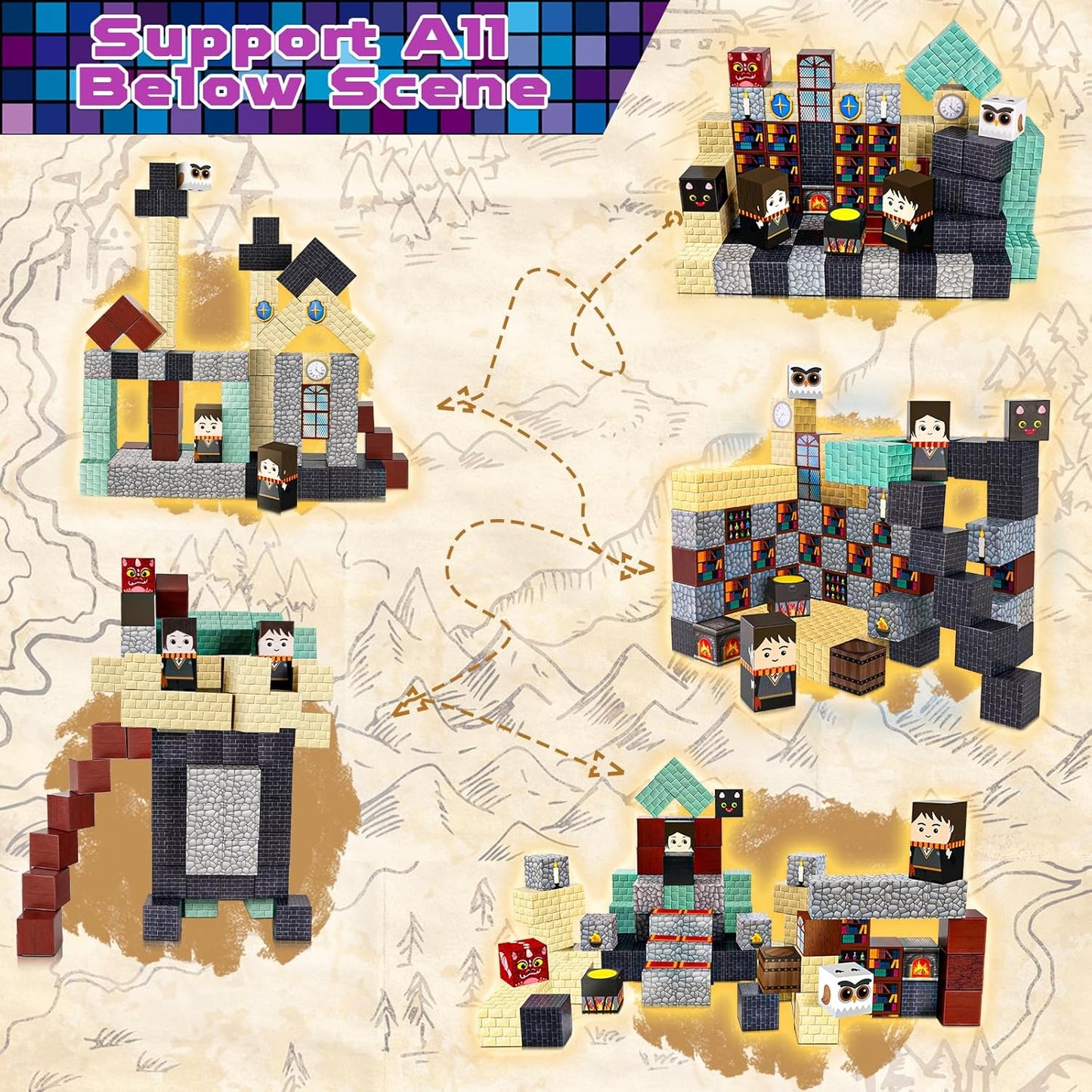 Crafties 100 Piezas - Mundo Mágico