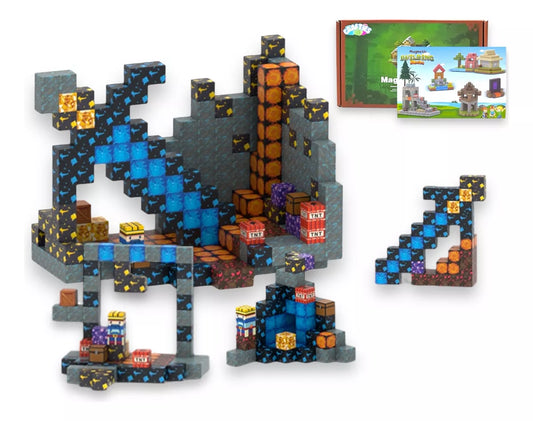 Crafties 320 Piezas Mega Set Bloques de Construcción Magnéticos