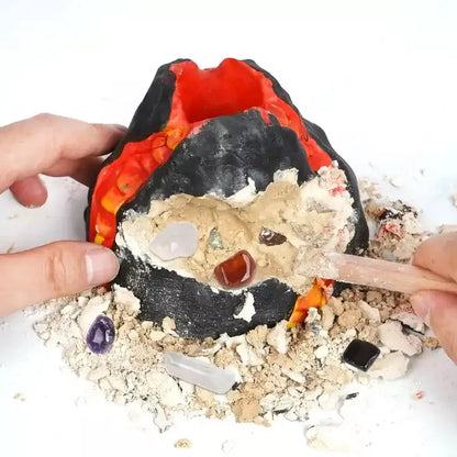 Volcán Kit De Excavación Piedras Preciosas 15 Gemas