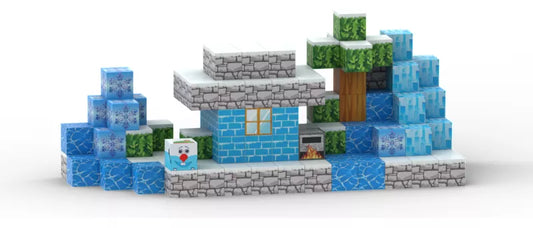 Crafties 150 Piezas Set Bloques de Construcción Magnéticos