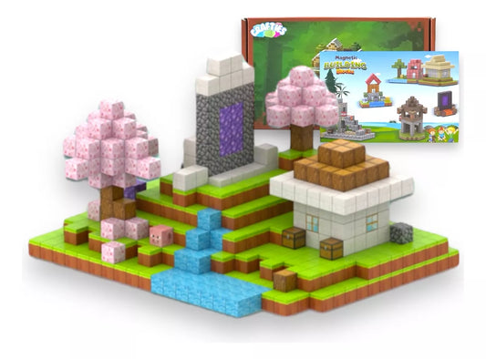 Crafties 990 Piezas Mega Set Bloques de Construcción Magnéticos