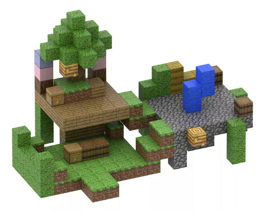 Crafties 216 Piezas Set Bloques de Construcción Magnéticos