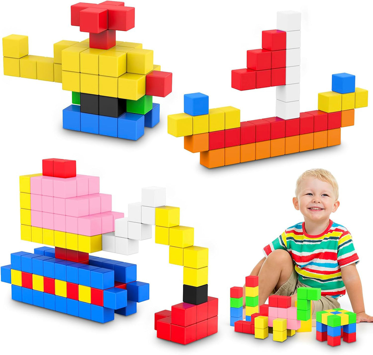 BLOQUES MAGNETICOS COLORIDOS MONTESSORI