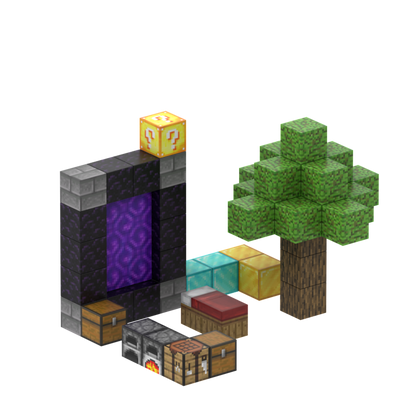 Crafties 48 Piezas Mini Set Bloques de Construcción Magnéticos