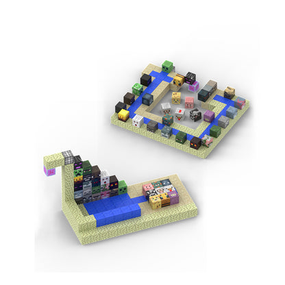 Crafties 128 Piezas Set Bloques de Construcción Magnéticos